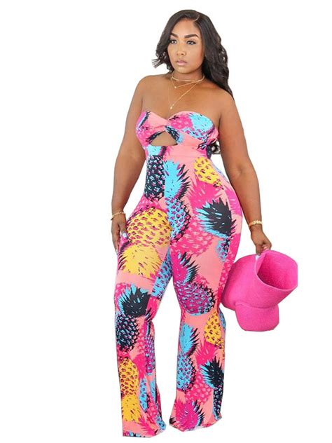 Wholesale Colorful Printed Strapless Jumpsuits For Women Ucm081441pn Wholesale7