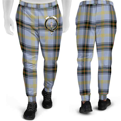 Aio Pride Bell Of The Borders Clan Tartan Crest Jogger Pant Aio Pride