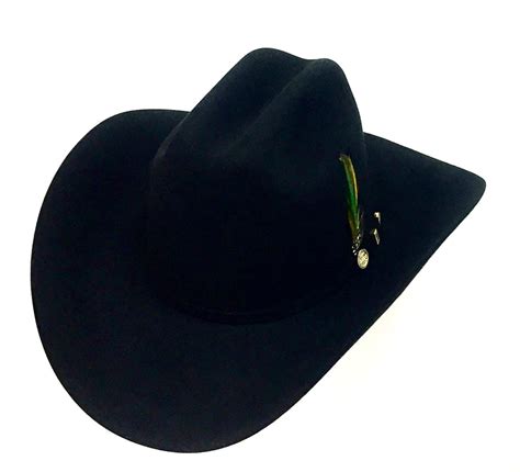 Stetson 100x El Presidente Black Fur Felt Cowboy Hat Davids