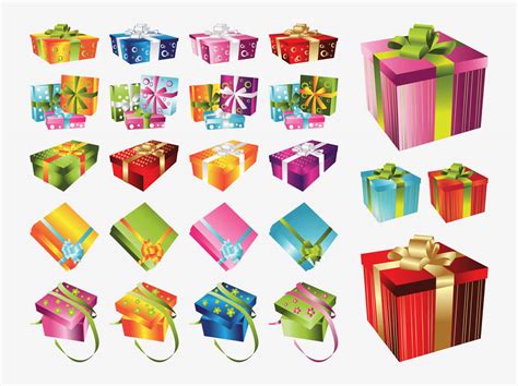 Vector Christmas Presents Pack Vector Art & Graphics | freevector.com