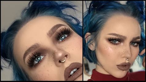 Easy Cool Toned Grunge Makeup Tutorial Youtube