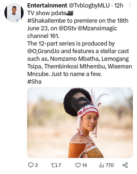 Shaka Ilembe To Premiere On The 18th Of June South Africa Rich And Famous