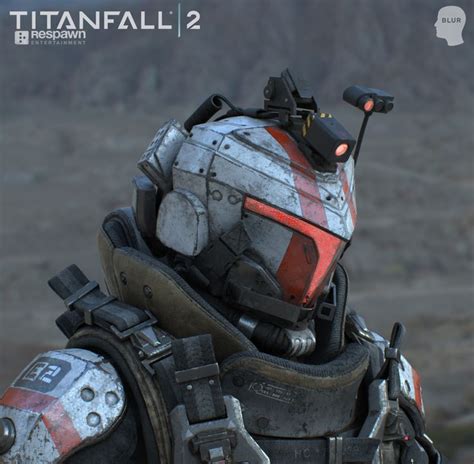 A Character From The Video Game Titanfall 2 Standing In Front Of A