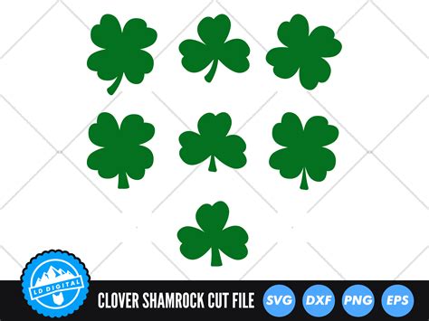 Four Leaf Clover Svg St Patricks Day Graphic By Lddigital · Creative