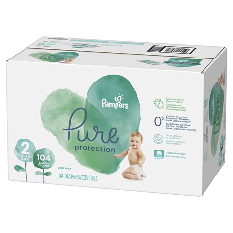 Buy 2 Get 15 T Card Pampers Pure Protection Diapers Size 2 104