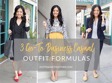 Three Go To Business Casual Outfit Formulas Putting Me Together