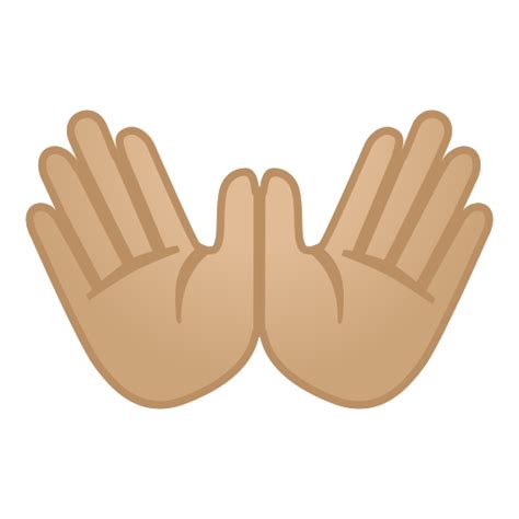 👐🏼 Open Hands Emoji With Medium Light Skin Tone Meaning