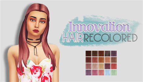 Whoohoosimblr Innovation Hai Recolored Sims 4 Hairs