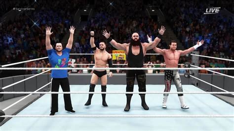 Survivor Series 2018 Team Raw Vs Team Smackdown Men Youtube