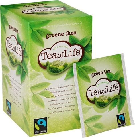 Tea Of Life Fairtrade Groene Thee Puur 80 Zakjes