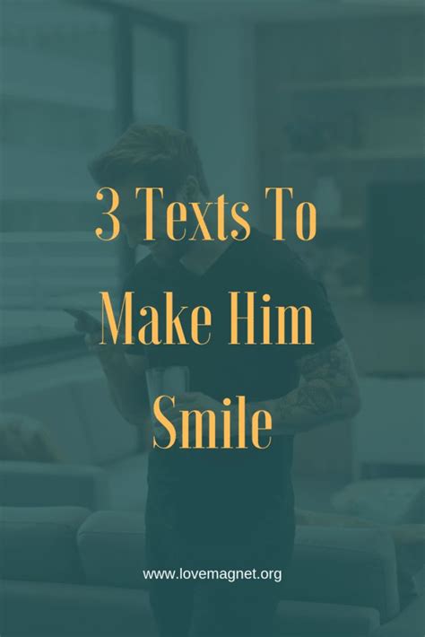 Best good morning letter to make her smile 2021. 3 Texts To Make Him Smile | Flirty quotes, Flirting texts ...