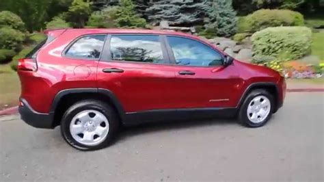 Updated design as well as sports power over competitors. 2015 Jeep Cherokee Sport | Red | FW536101 | Redmond ...
