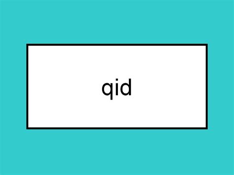 ¿qué Significa Bid Tid Qid
