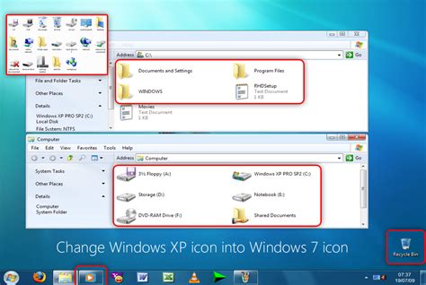 Windows Xp Icon Into Windows 7 By Mufflerexoz On Deviantart