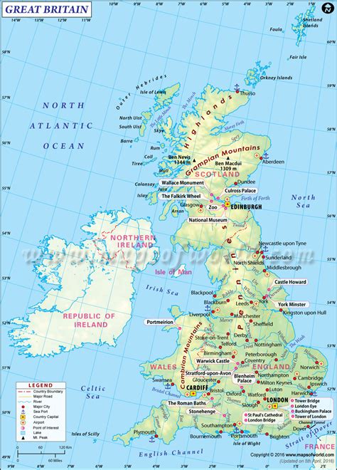 Map Of Britain Maps Of Great Britain