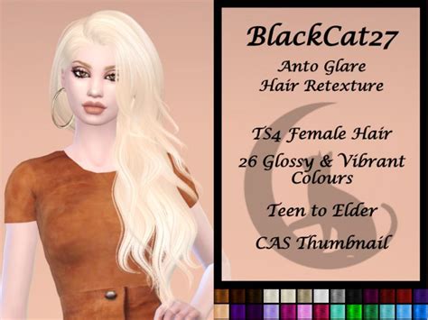 Anto Glare Hair Retexture Mesh Needed The Sims 4 Catalog