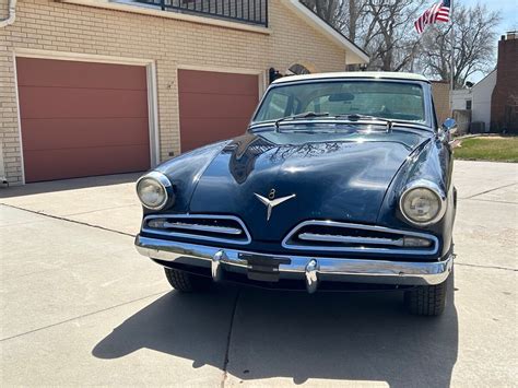 1953 Studebaker Commander Coupe Blue Rwd Automatic For Sale