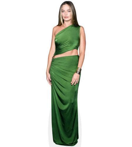 Margot Robbie Rocks Green Dress With Cutouts At 2022