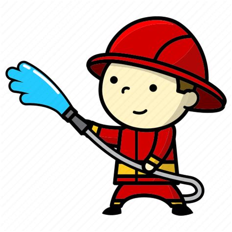 Firefighter Firefighting Fireman Icon Download On Iconfinder