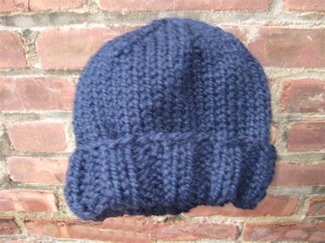 Castaway Knitting: Easy Basic Men's Winter Hat Pattern: Ed's Hat by ...