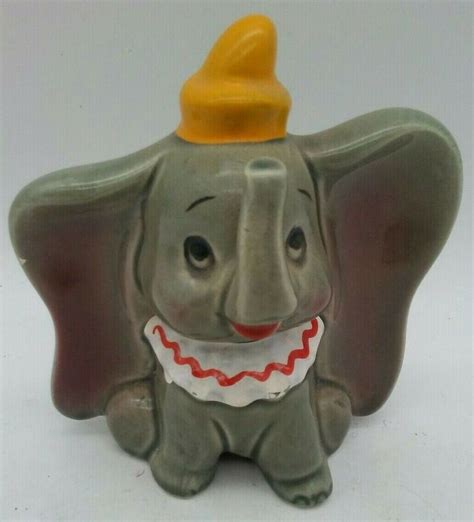 Dumbo Walt Disney Productions Japan Figurine Vintage Mid Century