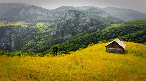 Images Romania Nature Mountains Fields Grasslands Grass 1920x1080