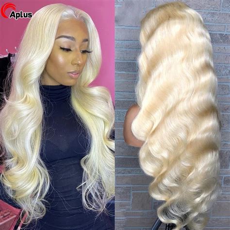 613 hd lace frontal wig preplucked 613 body wave lace front wig honey blonde lace front wig