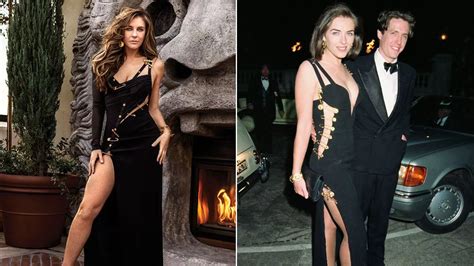 Ageless Liz Hurley Recreates That Iconic Safety Pin Look 25 Years On
