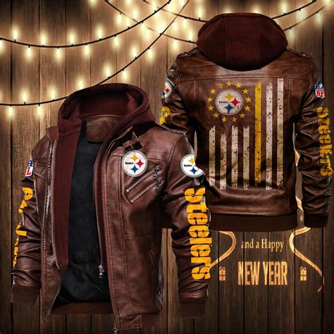 Pittsburgh Steelers Leather Jacket Super Stars T For Fans