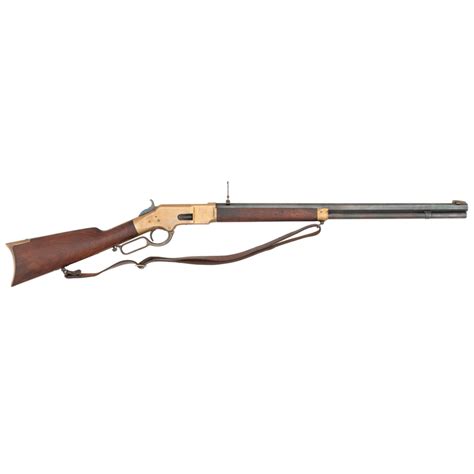 Winchester Model 1866 Rifle With Henry Marked Barrel Auctions And Price