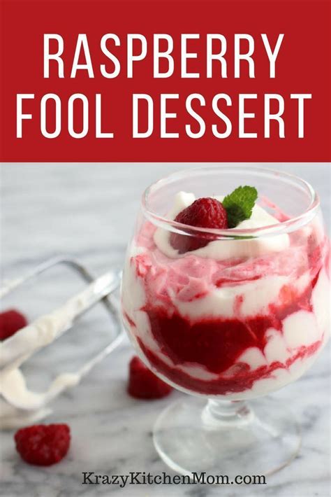 Raspberry Fool Dessert Recipe Desserts Dessert Recipes Easy