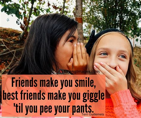 Sweet text messages to make her smile i care about you deeply, in ways than you can imagine. 20 Cute Best Friend Quotes | SayingImages.com