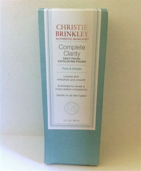 christie brinkley complete clarity daily facial exfoliating polish christiebrinkley skin care