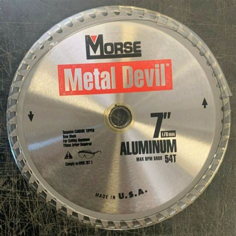Mk Morse Metal Devil Csm754ac 7 X 54t Aluminum Cutting Carbide Blade