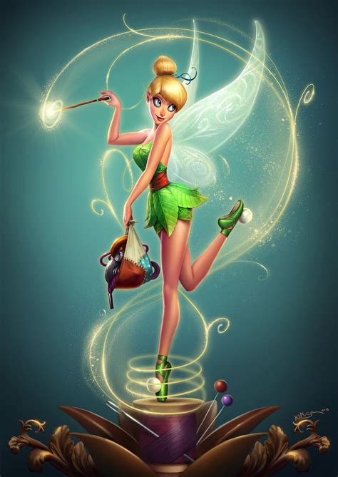 Tinker Bell On Behance Disney Fan Art Tinkerbell Disney Artists