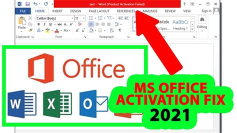Microsoft Office Activation Failed Fix 2021 Without Product Key Solved