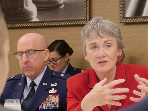 The Honorable Dr Heather Wilson Secretary Of The Air Force