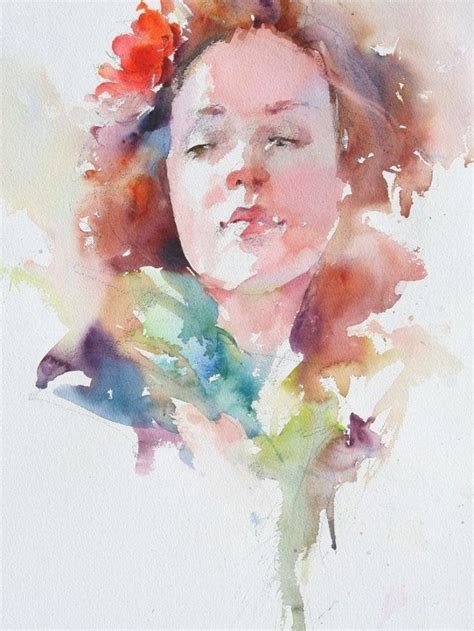 Watercolor Art Face Watercolor Portrait Painting Watercolor Artists