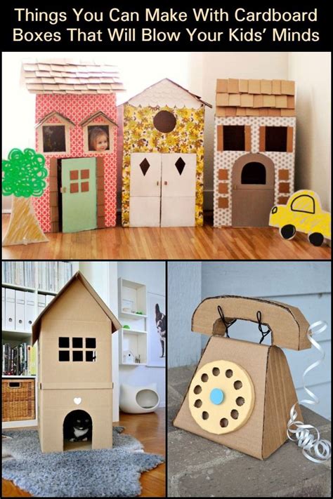 Things You Can Make With Cardboard Boxes That Will Blow Your Kids