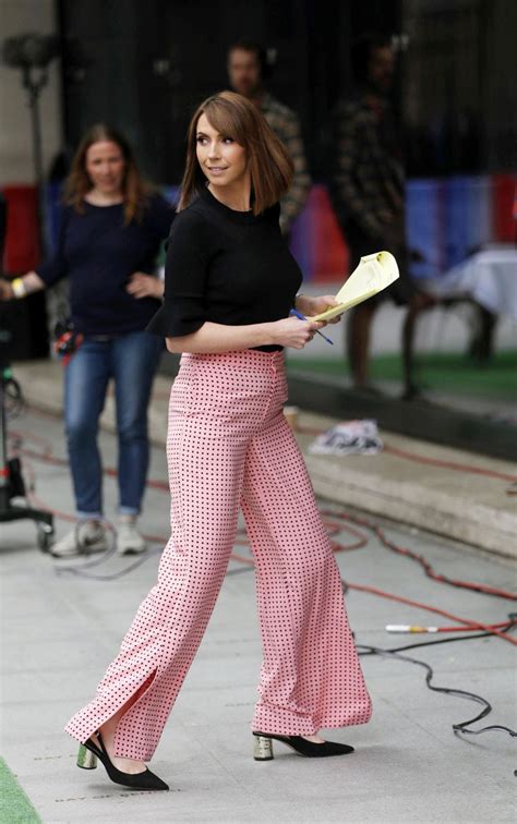 And salon, a style and fashion programme. ALEX JONES at The One Show in London 05/09/2018 - HawtCelebs
