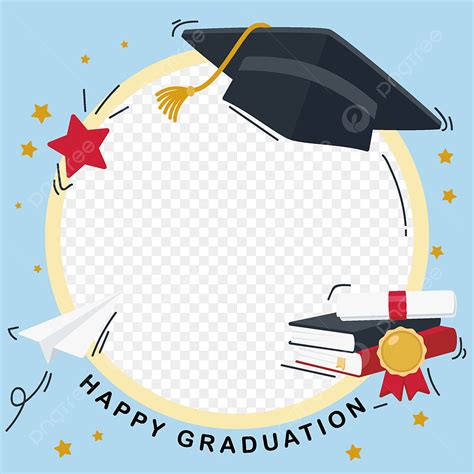 Happy Graduation Vector Design Images Cartoon Blue Happy Graduation