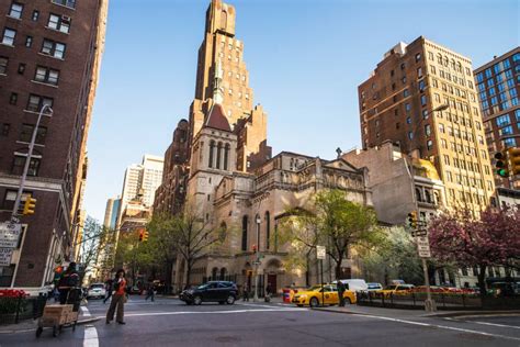 Street View Of Church Of Our Saviour In Manhattan Nyc Editorial