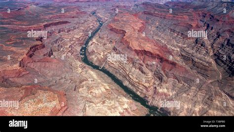 Aerial View Of Colorado Grand Canyon Arizona Usa Stock Photo Alamy