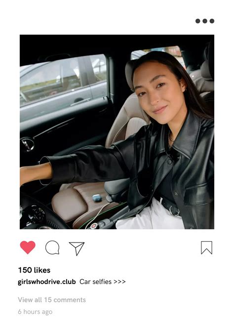 Clever Car Captions For Instagram Girls Who Drive Selfie Captions