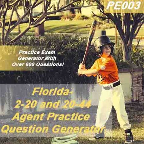 If you have any questions or concerns, please contact the fl department of financial services. Florida 2-20 and 20-44 Agent Practice Question Generator