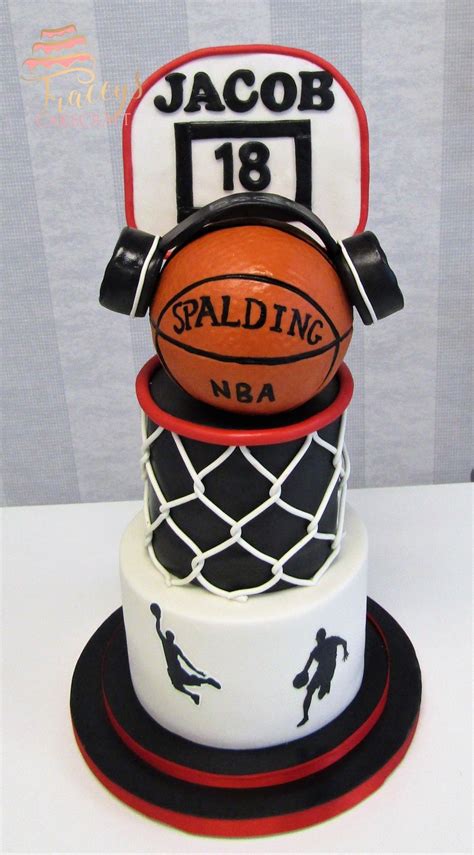 Basketball Themed Cake Basketball Birthday Cake Cute Birthday Cakes Cake Creations