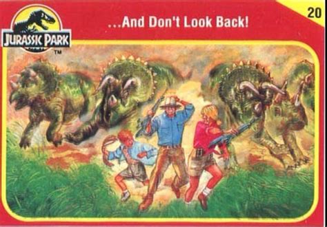 Jurassic Park Trading Cards Jurassic Park Film Jurassic Park Movie