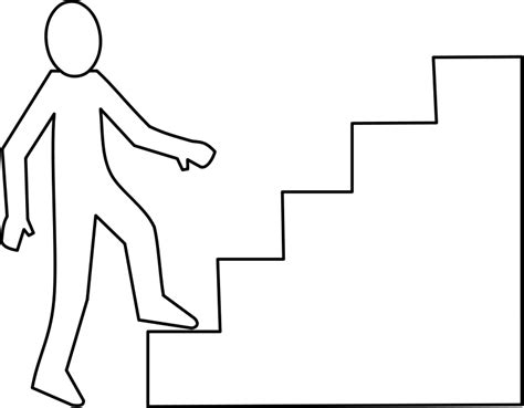 Man Walking Up Stairs Clipart White Png 20 Free Cliparts Download