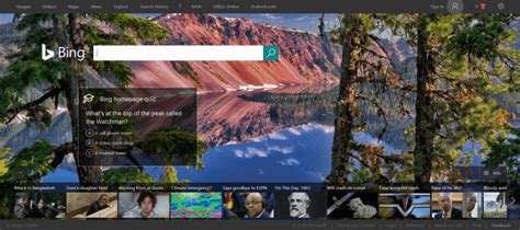 Bing weekly sport trivia quiz; Bing's home page gets smart with trivia, quizzes & polls