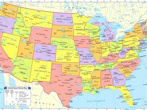 Maps Of The United States Printable Map Of The Usa With